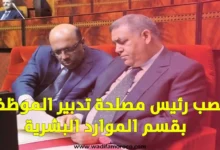 توظيف رئيس مصلحة تدبير الموظفين بقسم الموارد البشرية 2024