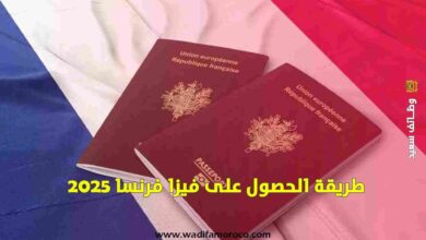 طريقة الحصول على فيزا فرنسا 2025