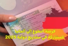 فرصة التطوع إلى ألمانيا للمشاركة في مشاريع دولية