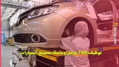 توظيف 700 عامل وعاملة بمصنع السيارات