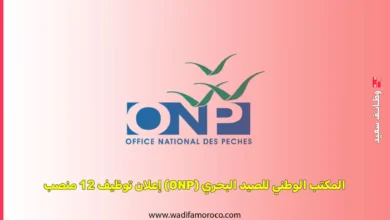 المكتب الوطني للصيد البحري (ONP) إعلان توظيف 12 منصب
