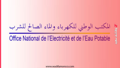 مباريات توظيف المكتب الوطني للكهرباء (ONEE): تفاصيل 456 منصب حسب التخصص، المستوى والسن 2 مباريات توظيف المكتب الوطني للكهرباء (ONEE): تفاصيل 456 منصب حسب التخصص، المستوى والسن