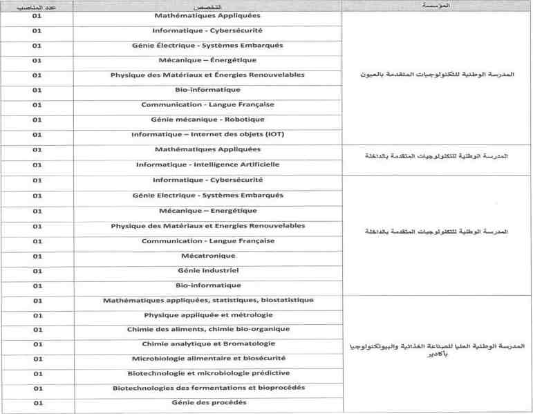 مباريات توظيف 108 أستاذا محاضرا بجامعة ابن زهر أكادير uiz.ac.ma 1 image 8
